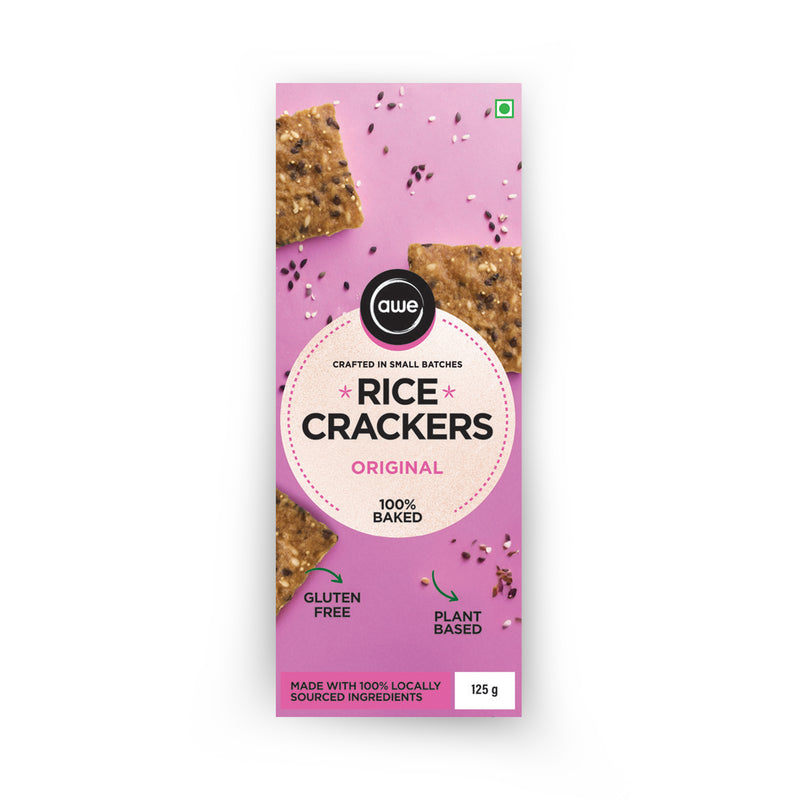 Rice Crackers – Original | Gluten-Free, Vegan, Baked Not Fried