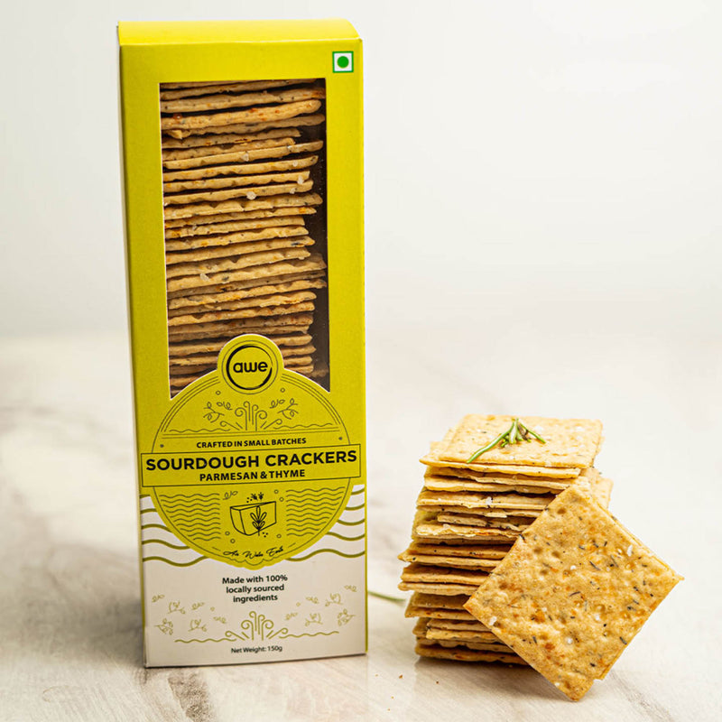 Sourdough Crackers - Parmesan & Thyme